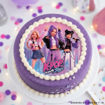 K-pop cake wafer disc - quick and easy decoration