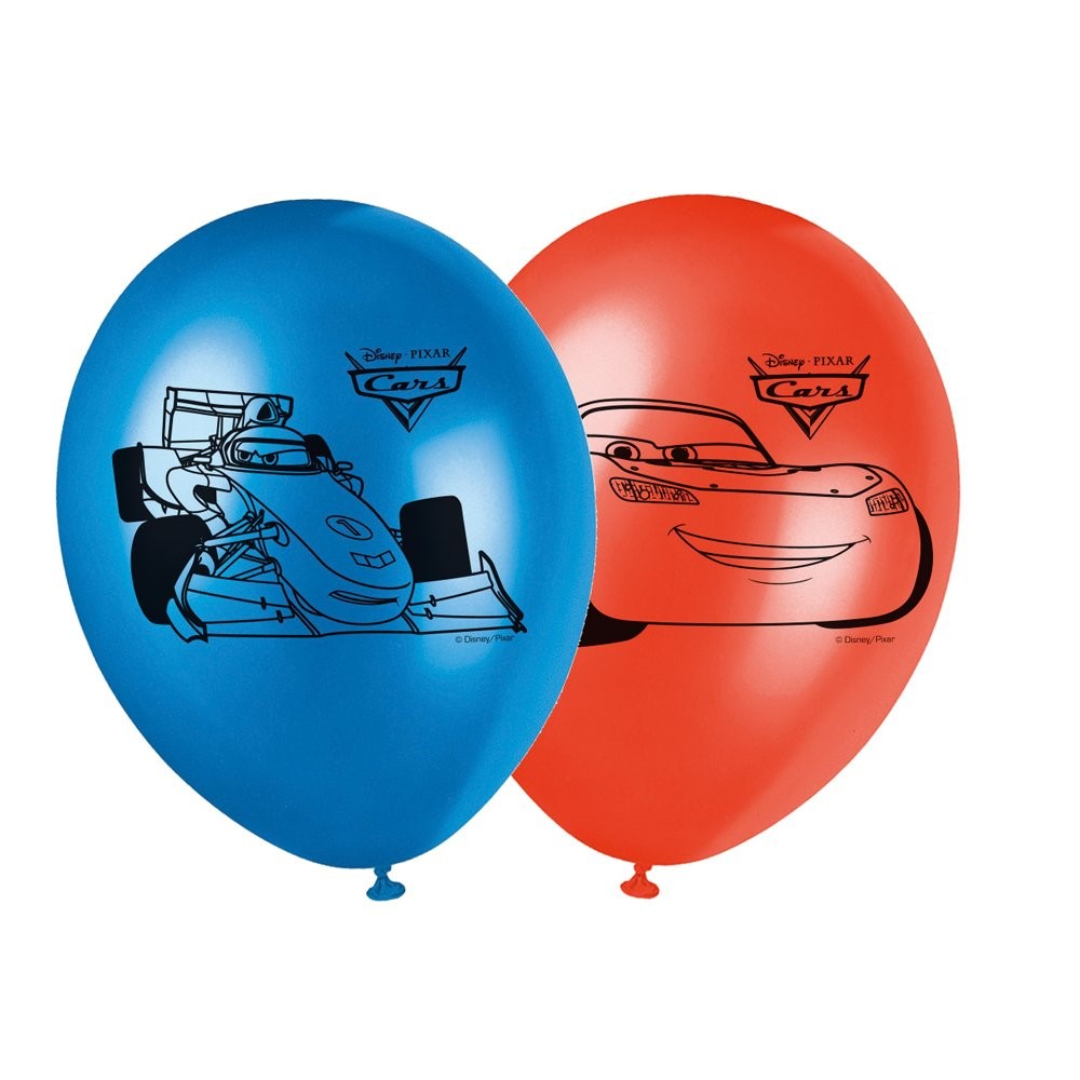 6 Cars birthday balloons - Birthday decoration