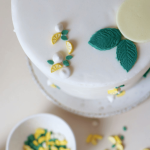 Dolce Vita lemon cake decoration