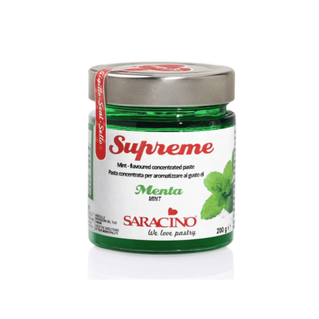SARACINO mint flavoring paste for ice cream, desserts and cakes