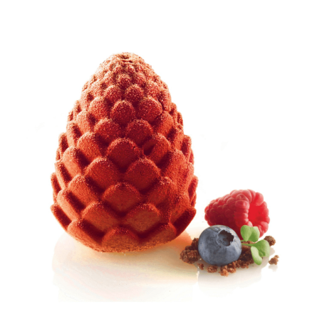 Silikomart pine cone trompe l'oeil