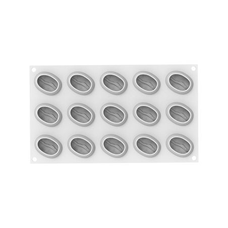 Coffee trompe l'oeil mold - 15 pieces
