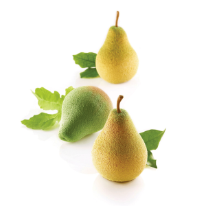 Silikomart pear trompe l'oeil cake