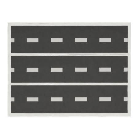 Road sugar cake outline - Cars cake