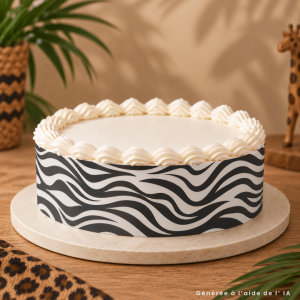 Zebra cake outline