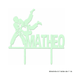 'Merci' cake topper for teacher's cake, avail. in 17 colours