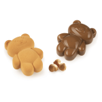 small chocolate bear cakes silikomart