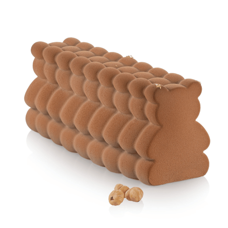 Silikomart plush Christmas log