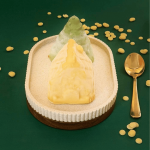 frozen fruit dessert in the shape of a Christmas chalet (scrapcooking)