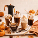 pumpkin spice café latte funcakes