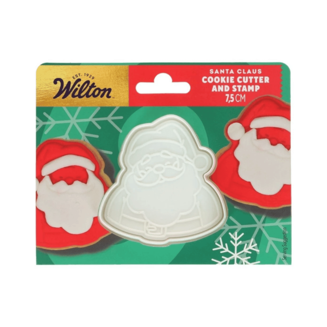 Wilton Santa Claus head cookie cutter