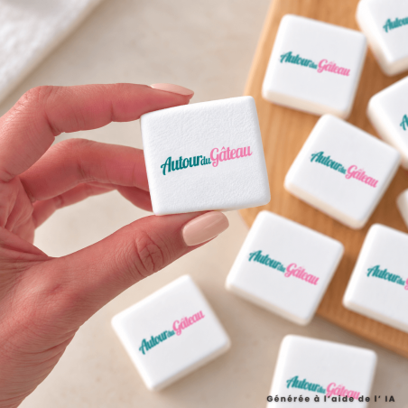 Custom logo marshmallows