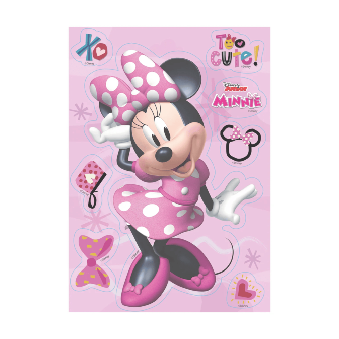 Pre-cut Minnie cake silhouette