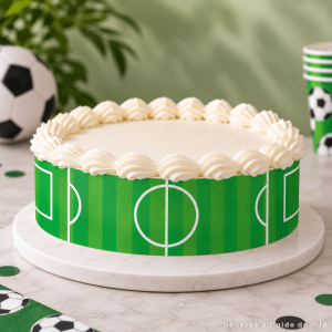 Football cake outline -