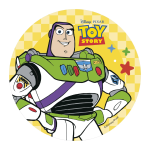 Buzz Lightyear wafer disc decoration for a 20cm cake