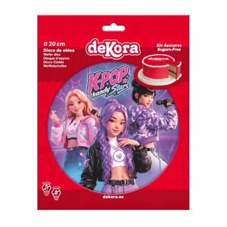 K-pop wafer disc Kandy Stars dekora