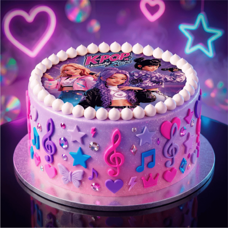 cake decoration kpop decor