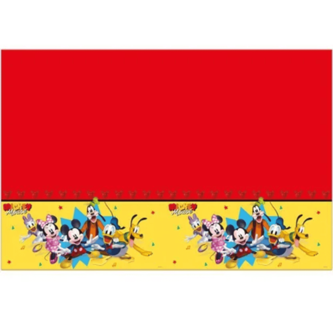Mickey Mouse plastic tablecloth