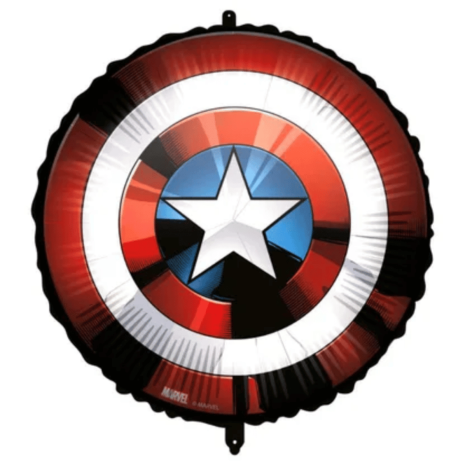Avengers birthday balloon - Captain America shield