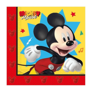 Mickey Mouse birthday paper napkins