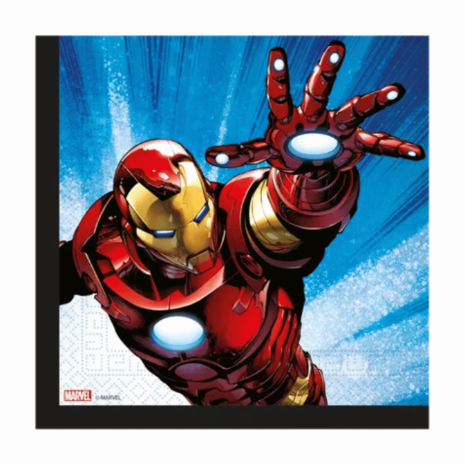 Iron Man 2-ply birthday napkin