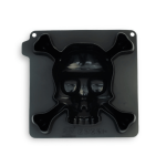 Skull-shaped silicone mold base, Cécoa Paris