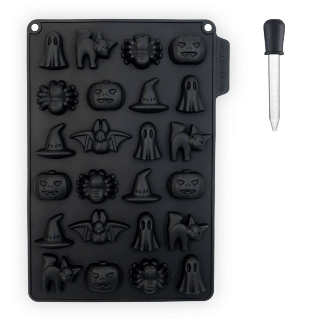 Halloween candy mold with pipette, Cecoa Paris