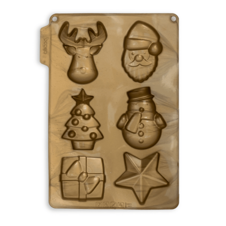 silicone mold for individual Christmas cakes