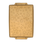Textured mat for sponge cake - Christmas star patterns