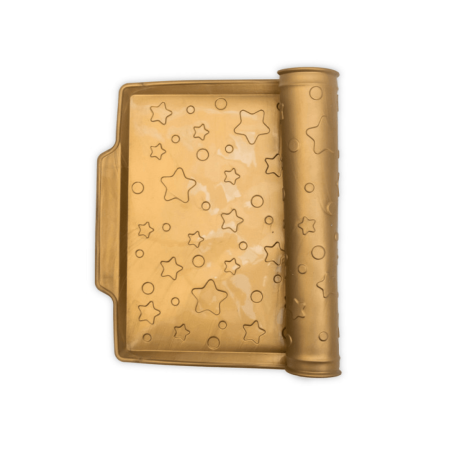 silicone sponge cake tray with star patterns