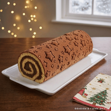 Christmas star pattern silicone sponge cake pan