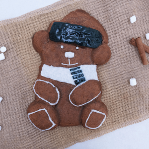 Teddy bear silicone mold for Christmas cake