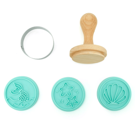 Mermaid cookie stamp kit - Cecoa Paris