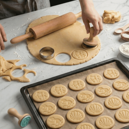 Mermaid shortbread cookie cutter - Cécoa Paris