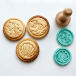 Mermaid-themed decorated shortbread cookies - Cecoa Paris