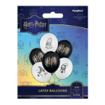black and white Harry Potter balloons