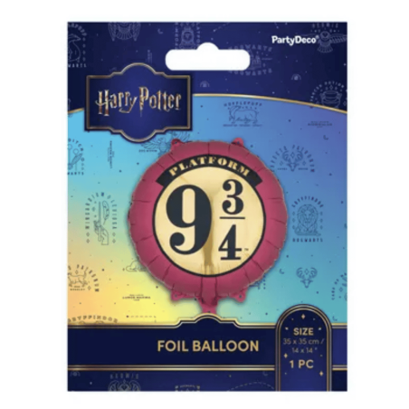 Harry Potter birthday balloon, 35 x 35 cm