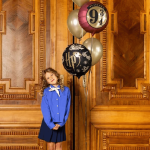 Harry Potter birthday decorations with balloons