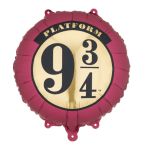 ballon aluminium harry potter - quai 9 3/4