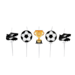 football birthday candles
