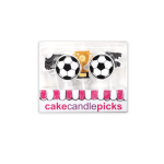 5 football birthday candles