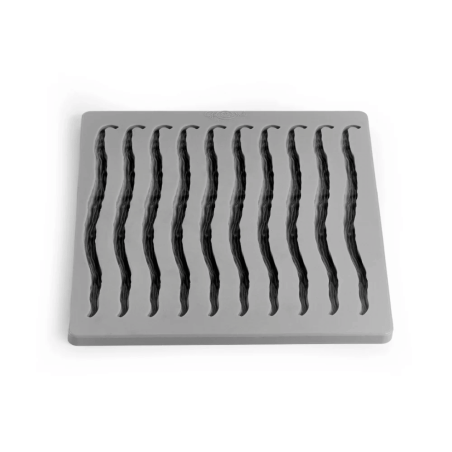 Pavoni silicone vanilla bean trompe l'oeil mold