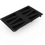 3D silicone dessert mold in the shape of a slice of pie
