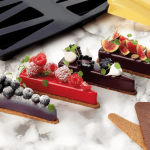 trompe l'oeil mold and Pavoni Italia pastry cutter