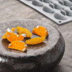mini 3D trompe l'oeil mandarin desserts