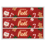 Contour de gâteau Joyeux Noël