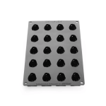 silicone mold trompe l'oeil amande - Pavoni Italia