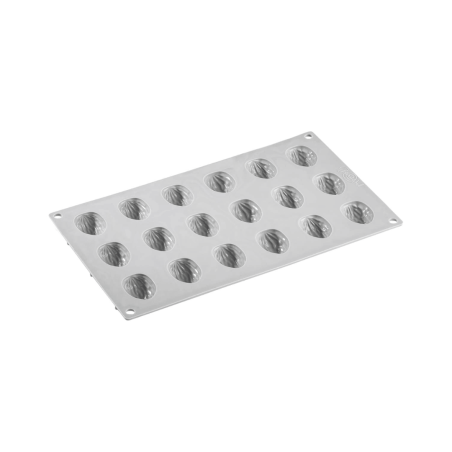 Silicone trompe l'oeil mold for individual walnut cake