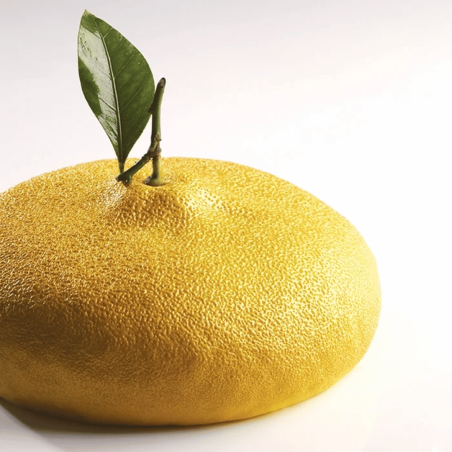 lemon trompe l'oeil cake by Cedric Grolet
