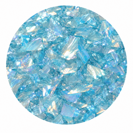 edible cake glitter azuglow sky blue